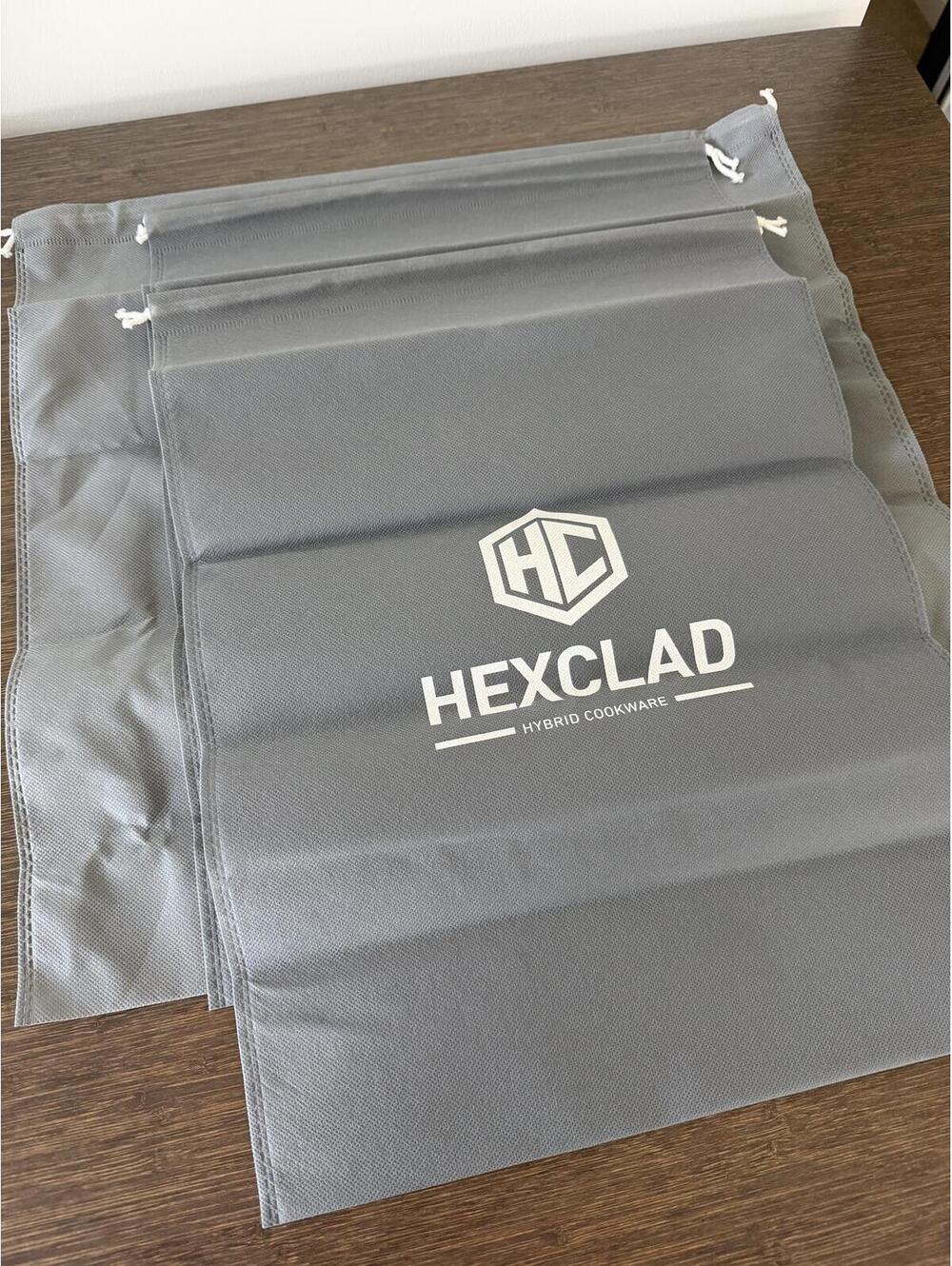 NWOT! HEXCLAD Drawstring Storage Bags - Set of 3